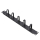 Akcesorium do szafy RACK ExtraLink  Organizer kabli Typ B 19" 1U (czarna)